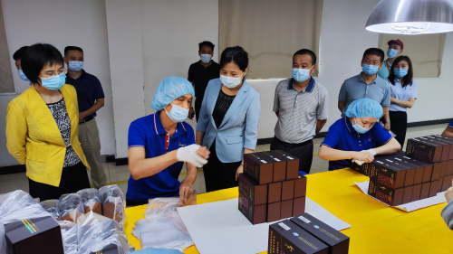 袁雪梅深入联系服务企业调研残疾人工作「相关图片」